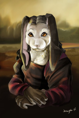 Rating: s
ID: 2171662
Date: 2020-03-06 05:11:53 -0500
Status: active
Score: 7
2010 amber_eyes anthro black_body black_fur black_hair clothed clothing female fur grey_body grey_fur hair inspired_by_formal_art jazzycat lagomorph leonardo_da_vinci_(artist) leporid mammal mona_lisa_(painting) rabbit solo whiskers white_body white_fur post #2171662