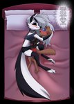 Rating: s
ID: 3001511
Date: 2021-10-31 06:21:18 -0400
Status: active
Score: 169
2021 anthro bed bite biting_lip blush breast_grab breasts bzoophobia canid canid_demon canine cuddling demon digital_media_(artwork) duo english_text eyebrow_piercing eyebrow_ring facial_piercing female furniture hand_on_breast hellhound helluva_boss helluva_exterminator hi_res larger_female loona_(helluva_boss) male male/female mammal mythological_canine mythological_creature mythology piercing poch_(helluva_exterminator) ring_piercing size_difference smaller_male text post #3001511
