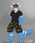 Rating: s
ID: 3564612
Date: 2022-09-13 13:26:19 -0400
Status: active
Score: 13
5:6 anthro black_clothing black_shirt black_t-shirt black_topwear blue_body blue_ears blue_tail bottomwear clothed clothing countershading dragon front_view full-length_portrait glistening glistening_eyes green_bottomwear green_clothing green_shorts hair hand_in_pocket hi_res horn jewelry looking_at_viewer male markings mouth_closed muscular muscular_anthro muscular_male mythological_creature mythological_scalie mythology narrowed_eyes necklace neutral_expression orange_eyes orange_hair pache_riggs pockets portrait scalie shirt shorts signature simple_background solo standing striped_markings striped_tail stripes t-shirt tail tail_markings tiberius_(pache_riggs) topwear white_body white_horn white_inner_ear white_tail post #3564612