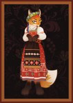 Rating: s
ID: 4907254
Date: 2024-07-09 05:27:03 -0400
Status: active
Score: 40
absurd_res bagel bread canid canine clothing dipfanken dress fangs female folk_clothes food fox full-length_portrait hi_res looking_at_viewer mammal pattern_background pattern_clothing portrait simple_background slavic smile solo sundress teeth tongue tongue_out traditional_dress wreath post #4907254