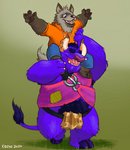 Rating: s
ID: 2550884
Date: 2020-12-30 15:40:27 -0500
Status: active
Score: 30
2020 anthro bottomwear bovid bovine carrying_another cattle clothing dave_(password) duo eddio eyes_closed fur hoodie hyena killigan killigan's_treasure loincloth male mammal overweight overweight_male pants password_(visual_novel) paws purple_body purple_fur striped_hyena topwear post #2550884