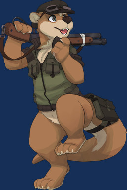 Rating: s
ID: 1097278
Date: 2017-01-04 07:34:10 -0500
Status: active
Score: 51
4_toes absurd_res accessory alpha_channel ambiguous_gender anthro bag blue_eyes bottomless brown_body brown_fur brown_nose claws clothed clothing eyewear featureless_crotch feet fur furgonomics goggles gun hat headgear headwear hi_res lever_action mammal mustelid open_mouth otter ranged_weapon rifle seth-iova shotgun simple_background smile solo tail tail_accessory tail_bag toe_claws toes transparent_background trigger_discipline weapon weapon_on_shoulder winchester winchester_1887 winchester_repeating_arms_company post #1097278
