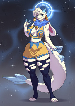 Rating: s
ID: 5573436
Date: 2025-05-15 04:15:30 -0400
Status: active
Score: 71
2025 alanscampos angela_flux anthro atlyss big_breasts bovid breasts caprine clothing dragon eyebrows eyelashes eyewear feet female fur glasses goat halo head_tuft hi_res horn hybrid kubold_(atlyss) legwear mammal mythological_creature mythological_scalie mythology neck_tuft poon_(atlyss) scalie solo thick_thighs thigh_highs torn_clothing torn_legwear tuft white_body white_fur wide_hips post #5573436