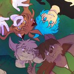 Rating: s
ID: 5603374
Date: 2025-05-27 23:34:31 -0400
Status: active
Score: 22
1:1 2020 5_fingers anthro blep blind_eye blue_eyes blue_hair brown_hair canid canine canis clothing digital_drawing_(artwork) digital_media_(artwork) felid female fingers flora_(twokinds) gesture group hair hand_gesture hi_res human keidran keith_keiser lying male mammal natani orange_eyes pantherine pikatsutran shirt signature sweater tiger tongue tongue_out topwear trace_legacy trans_(lore) trans_man_(lore) twokinds wolf post #5603374