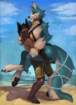 Rating: s
ID: 5549941
Date: 2025-05-05 01:44:20 -0400
Status: pending
Score: 23
2025 absurd_res accessory ambient_pterosaur anthro arm_tuft barefoot beach big_breasts bikini black_hair blue_body blue_fur bodily_fluids bottomwear bracelet breasts brown_body brown_fur canid canine canis carrying_another carrying_partner cheek_tuft claws clothed clothed_anthro clothed_female clothing cloud collar collar_tag countershade_fur countershading dated day digital_media_(artwork) digital_painting_(artwork) domestic_dog drawstring_bottomwear duo ear_piercing elbow_tuft eyelashes eyeshadow face_in_breasts facial_tuft feet female female_anthro fingers fur furgonomics gloves_(marking) gold_(metal) gold_bracelet gold_ear_piercing gold_jewelry hair heart_collar_tag hi_res jewelry kloey_(pajamamcham) leg_markings looking_at_another looking_at_partner looking_down_at_partner looking_up_at_partner makeup male male/female male_anthro mammal markings mutt_(muart242) outside painting_(artwork) pajamamcham pawpads piercing red_eyeshadow sand sea seaside shirtless_anthro shirtless_male shorts shoulder_tuft signature sky socks_(marking) standing sweat swimwear tail tail_accessory tail_jewelry thick_thighs toe_claws tuft two-piece_swimsuit water whiskers white_body white_fur post #5549941