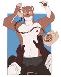 Rating: s
ID: 5554217
Date: 2025-05-06 23:17:38 -0400
Status: active
Score: 24
2024 absurd_res anthro artist_name athletic athletic_male belt black_bottomwear black_claws black_clothing black_nose black_pants blue_background blue_eyes blush bodily_fluids body_hair border bottomwear brown_body brown_fur brown_nipples button_(fastener) canid canine claws clifford_tibbits clothed clothed_male clothing colored_sketch countershade_face countershade_neck countershade_torso countershading duo echo_(series) echo_project electronics eyewear first_person_view fox fully_clothed fully_clothed_male fur glasses grey_bottomwear grey_clothing grey_pants hand_on_belly happy_trail hi_res holding_object holding_phone looking_at_another looking_at_partner looking_at_viewer lying male male/male mammal murdoch_byrnes mustelid musteline navel nipples on_back pants partially_clothed_male phone rotary_phone simple_background sitting_on_another sitting_on_partner sketch spread_arms stoat suggestive sweat sweatdrop text the_smoke_room thesketchfox true_musteline weasel white_body white_border white_dress_shirt white_fur post #5554217