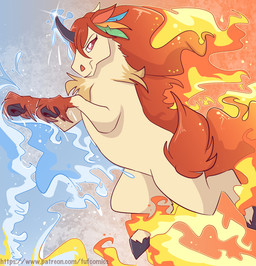 Rating: s
ID: 5758106
Date: 2025-08-05 11:18:07 -0400
Status: active
Score: 5
2019 action_pose ambiguous_gender ambiguous_species closed_smile elemental_manipulation eyebrows feather_accessory feral fire flaming_hair flaming_mane flaming_tail fuf generation_1_pokemon hi_res hooves horn hybrid looking_at_viewer mouth_closed nintendo pokemon pokemon_(species) pose pseudo_hair pseudo_mane quadruped rapidash smile solo tail unicorn_horn water water_manipulation post #5758106