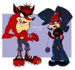Rating: s
ID: 4263821
Date: 2023-08-30 18:05:37 -0400
Status: active
Score: 14
2020 5_fingers activision anthro bandicoot biped black_hair black_nose blue_eyes bracelet brother_(lore) brother_and_sister_(lore) claws clothed clothing collar crash_bandicoot_(series) duo evil_coco evil_crash eyebrows eyeshadow female finger_claws fingers full-length_portrait fur geometric_background hair jewelry makeup male mammal marsupial portrait red_body red_fur rockycoot sibling_(lore) signature simple_background sister_(lore) spiked_bracelet spiked_collar spikes standing white_background year yo-yo post #4263821