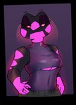 Rating: s
ID: 4698562
Date: 2024-04-03 23:27:42 -0400
Status: active
Score: 20
2021 amphibian anthro arm_markings bedroom_eyes bioluminescence black_body black_skin bottomwear breasts camille_dumont clothing conditional_dnp digital_media_(artwork) eyebrows facial_markings female freckled_shoulders freckles frog glistening_eyelids glowing greater_ventura_city grey_clothing grey_topwear hand_on_hip head_markings hi_res lidded_eyes markings medium_breasts membrane_(anatomy) narrowed_eyes pink_markings portrait raised_eyebrows red_eyes ring_(jewelry) seductive smile smirk solo sonokido three-quarter_portrait topwear under_boob webbed_hands post #4698562