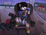 Rating: s
ID: 5500923
Date: 2025-04-13 09:04:57 -0400
Status: active
Score: 40
anthro black_body black_fur black_hair brown_eyes canid canine canis car car_seat clean_diaper clothed clothing collar detailed_background diaper domestic_dog drinking female footwear fur hair hi_res inside_car inside_vehicle mammal orange_body orange_fur plushie raining shirt shoes sippy_cup sitting solo spooky-ooky toddler topwear vehicle wearing_diaper white_body white_fur young young_anthro young_female post #5500923