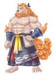 Rating: s
ID: 3448684
Date: 2022-07-15 16:12:35 -0400
Status: active
Score: 10
abs anthro armguards armpit_hair asian_clothing asian_mythology biceps big_muscles biped black_nose blue_eyes body_hair clothed clothing colored east_asian_clothing east_asian_mythology elbow_fur eyebrows foo_dog fur hair hands_on_hips hi_res japanese_clothing japanese_mythology komainu male mammal muscular muscular_anthro muscular_male mythology orange_eyebrows orange_hair orange_pubes orange_tail pecs pubes sdorica shirtless simple_background solo tail tan_body tan_fur thick_eyebrows toyokuni weedwolf white_background yokai post #3448684