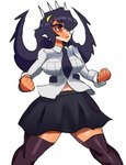 Rating: s
ID: 3675044
Date: 2022-11-06 17:05:25 -0500
Status: active
Score: 10
absolute_territory anthro aquilops biped black_hair bottomwear cavemanon_studios ceratopsian clothed clothing collared_shirt cosplay crossover crossover_cosplay dinosaur dress_shirt facial_horn female filia fist goodbye_volcano_high hair hi_res horn humanoid living_hair long_hair multicolored_body necktie orange_body ornithischian parasite_(skullgirls) pleated_skirt portrait prehistoric_species red_eyes reptile rosa_(gvh) samson_(skullgirls) scalie school_uniform shirt simple_background skirt skullgirls snoot_game solo standing thick_thighs three-quarter_portrait thyreophoran topwear two_tone_body uniform unknown_artist white_background yellow_eyes post #3675044