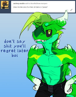 2017 anthro bedroom_eyes black_sclera blue_background cetacean clothed clothing cyan_skin dolphin dragon english_text facing_viewer fin fish foreshortening front_view gradient_background green_eyes green_skin half-closed_eyes hands_on_hip high-angle_view hybrid idoodle2draw jeans looking_at_viewer male mammal marine markings muscular muscular_male nipples pants scalie seductive shark simple_background slightly_muscular solo standing text topless tumblr vasciel_aplisto white_skin yellow_skin
Rating: Safe
Score: 0
User: iDoodle2Draw
Date: August 19, 2017 2017 anthro bedroom_eyes black_sclera blue_background cetacean clothed clothing cyan_skin dolphin dragon english_text facing_viewer fin fish foreshortening front_view gradient_background green_eyes green_skin half-closed_eyes hands_on_hip high-angle_view hybrid idoodle2draw jeans looking_at_viewer male mammal marine markings muscular muscular_male nipples pants scalie seductive shark simple_background slightly_muscular solo standing text topless tumblr vasciel_aplisto white_skin yellow_skin
Rating: Safe
Score: 0
User: iDoodle2Draw
Date: August 19, 2017