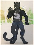 Rating: s
ID: 5604825
Date: 2025-05-28 15:25:24 -0400
Status: active
Score: 9
2016 4_toes 5_fingers abstract_background after_transformation anthro artist_name athletic athletic_anthro athletic_male barefoot biped black_body black_fur black_lips black_nose black_pawpads border bottomwear cheek_tuft claws clenched_teeth clothed clothing curled_fingers denim denim_bottomwear denim_clothing destroyed_clothing digitigrade drpickelle exclamation_point facial_tuft feet felid finger_claws fingers fur green_eyes head_tuft inner_ear_fluff jacket jeans lips long_tail looking_at_hand looking_at_own_hand looking_at_self lostcat461 male mammal navel neck_tuft open_clothing open_jacket open_topwear pantherine pants parted_lips pawpads paws question_mark retractable_claws shaded shirt shocked snout solo standing surprised tail teeth text tight_clothing toes topwear torn_bottomwear torn_clothing torn_jeans torn_pants torn_shirt torn_topwear tuft whisker_spots whiskers white_border wide_eyed post #5604825