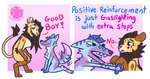 Rating: s
ID: 4762182
Date: 2024-05-04 18:32:34 -0400
Status: active
Score: 93
2_panel_comic andromorph_(lore) anthro arm_tuft blue_body blue_fur blue_hair brown_body brown_fur canid canine cheek_tuft chest_tuft dialogue duo ears_back elbow_tuft english_text eyes_closed facial_tuft felid female fox fur good_boy gynomorph_(lore) hair half-closed_eyes hi_res humor kneeling lion long_hair luckfoxo33 male mammal mane mane_hair narrowed_eyes open_mouth open_smile pantherine pink_background pivoted_ears praise_kink sharp_teeth simple_background smile tail tail_motion tail_tuft tailwag tan_body tan_fur tatum_koenig teeth text tolng trans_(lore) trans_man_(lore) trans_woman_(lore) tuft yellow_body yellow_fur post #4762182
