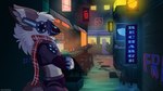 Rating: s
ID: 5132733
Date: 2024-10-22 18:24:40 -0400
Status: active
Score: 41
16:9 alley anthro bar_stool crossed_arms cyberpunk furniture hi_res machine milo_(slimyjaws) neon_sign nonbinary_(lore) protogen scarf sign slimyjaws stool widescreen post #5132733
