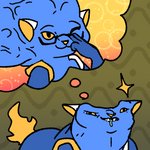 Rating: s
ID: 2387272
Date: 2020-08-27 17:33:07 -0400
Status: active
Score: 839
1:1 ambiguous_gender blitzdrachin blue_body bodily_fluids brainlet colored-in conditional_dnp delusional digital_drawing_(artwork) digital_media_(artwork) domestic_cat drooling e621 esix eyewear felid feline felis feral flat_colors glasses humor mammal mascot meme orange_eyes reaction_image saliva simple_background solo sparkles teeth thinking thought_bubble thoughtful_expression wojak post #2387272