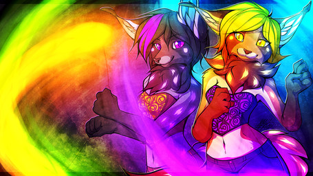16:9 2014 5_fingers anthro black_hair blonde_hair clothed clothing duo feline hair hi_res lynx mammal midriff navel neotheta purple_eyes purple_hair wide_hips yellow_eyes
Rating: Safe
Score: 6
User: Millcore
Date: July 01, 2017 16:9 2014 5_fingers anthro black_hair blonde_hair clothed clothing duo feline hair hi_res lynx mammal midriff navel neotheta purple_eyes purple_hair wide_hips yellow_eyes
Rating: Safe
Score: 6
User: Millcore
Date: July 01, 2017