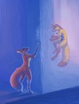 Rating: s
ID: 3258932
Date: 2022-04-03 23:23:59 -0400
Status: active
Score: 17
4_toes 5_fingers abstract_background anklet anthro black_nose breasts bubble canid canine collar digital_media_(artwork) duo ear_piercing feet female fingers fluffy fluffy_tail fox fur hi_res jewelry lightsongfox male mammal melodyfox multicolored_body multicolored_fur necklace nude piercing red_body red_fur tail toes trans_(lore) trans_woman_(lore) unconscious water yellow_body yellow_fur zambuka post #3258932