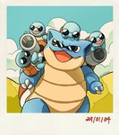 Rating: s
ID: 2691620
Date: 2021-04-10 16:04:49 -0400
Status: active
Score: 38
3_fingers ambiguous_gender anthro biped blastoise blue_body blue_skin brown_eyes carrying_another claws climbing clinging cloud day detailed_background digital_media_(artwork) eyewear finger_claws fingers generation_1_pokemon grass group happy hi_res larger_ambiguous larger_anthro looking_at_another nature nintendo on_head on_shoulder on_top on_top_of open_mouth open_smile outside photo plant pokemon pokemon_(species) reptile scalie semi-anthro shell size_difference size_play sky smaller_ambiguous smaller_anthro smile squirtle squirtle_squad standing sunglasses teletelo tongue post #2691620