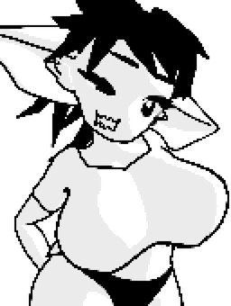 Rating: s
ID: 5769571
Date: 2025-08-10 13:29:19 -0400
Status: active
Score: 8
animated big_breasts big_butt black_hair bounce breasts butt dancing digital_media_(artwork) dualjack eyelashes eyeliner female hair hi_res huge_breasts jiggling league_of_legends makeup monochrome pixel_(artwork) riot_games short_playtime short_stack solo sound sound_warning tencent thick_thighs yordle post #5769571
