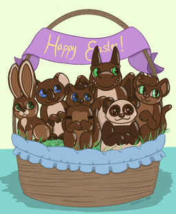 Rating: s
ID: 3933116
Date: 2023-03-16 00:21:14 -0400
Status: active
Score: 1
anthro basket bear candy chocolate container dessert domestic_cat dragon easter easter_basket felid feline felis food giant_panda group hare hi_res holidays jesse_cat koala lagomorph leporid male mammal marsupial momakonar mythological_creature mythological_scalie mythology ometochtli quelvhar rabbit scalie surferotter unknown_artist vombatiform post #3933116