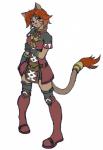 Rating: s
ID: 1081695
Date: 2016-12-18 21:12:27 -0500
Status: active
Score: 12
anthro clothed clothing felid female final_fantasy final_fantasy_xi hair hi_res kardie looking_at_viewer mammal markings mithra pigeon_toed simple_background solo square_enix standing whisker_markings white_background post #1081695