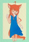 Rating: s
ID: 3143486
Date: 2022-01-26 16:31:10 -0500
Status: active
Score: 7
absurd_res anthro bd_collie blue_clothing blue_dress blush border canid canine canis clothed clothing domestic_dog dress eyebrow_through_hair eyebrows eyes_closed female hair hi_res kohaku_(fuu) mammal orange_hair paws simple_background solo standing textured_background translucent translucent_hair young young_female yukirymi post #3143486