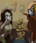 Rating: s
ID: 3116668
Date: 2022-01-10 18:59:24 -0500
Status: active
Score: 16
absurd_res american_opossum anthro avian big_breasts big_butt bird breasts butt clothed clothing eyewear faceless_character faceless_female feather_hands feathers featureless_breasts female front_view glasses hi_res male mammal marsupial museum overweight overweight_female sculpture soovka statue thinking thoughtful_expression venus_of_willendorf violet_the_possum virginia_opossum wide_hips post #3116668