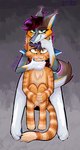 Rating: s
ID: 5509481
Date: 2025-04-17 02:24:57 -0400
Status: active
Score: 11
anthro blue_eyes blush canid canine canis clothing domestic_cat duo felid feline felis female femboy fur grajess grey_body grey_fur hair heterochromia hi_res hug hybrid larger_female looking_at_viewer male male/female mammal markings mossky nude orange_body orange_fur purple_eyes size_difference smile stripes tabby_cat tail white_body white_fur wolf yellow_eyes zenny_(friendzenny) post #5509481