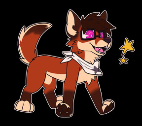 Rating: s
ID: 5419541
Date: 2025-03-08 03:57:07 -0500
Status: active
Score: 4
black_background brown_hair brown_pawpads canid canine cheek_tuft chest_tuft eyewear facial_tuft fangs feral fur glasses hair hi_res kerchief leg_markings male mammal markings martinballamore neck_tuft neckerchief neckwear open_mouth orange_body orange_fur orange_tail pawpads pink_eyes pink_tongue rectangular_glasses short_hair side_view simple_background socks_(marking) solo star tail tan_body tan_fur tan_tail teeth tongue tuft white_kerchief white_neckerchief post #5419541