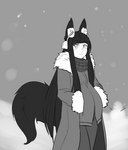 Rating: s
ID: 4307624
Date: 2023-09-22 19:25:38 -0400
Status: active
Score: 16
2015 animal_humanoid anubis_(mge) canid canid_humanoid canine canine_humanoid clothed clothing digital_media_(artwork) earmuffs female fluffy fluffy_tail fur furgonomic_headwear furgonomics hair hime_cut humanoid jackal_humanoid less_(artist) long_hair looking_at_viewer mammal mammal_humanoid monochrome monster_girl_(genre) monster_girl_encyclopedia scarf sidelocks snow snowing solo tail winter winter_coat post #4307624