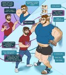 Rating: s
ID: 5426118
Date: 2025-03-11 02:46:51 -0400
Status: active
Score: 70
anthro beard book brown_hair bufffbuck comic dialogue duo english_text eyewear facial_hair glasses green_eyes growth hair hi_res human humanoid_pointy_ears hypnosis hypnotic_eyes kangaroo larger_male macropod male mammal marsupial mid_transformation mind_control muscle_growth muscular muscular_anthro muscular_human muscular_male pawpads pointy_ears ringed_eyes saigir self_hypnosis simple_background size_difference smaller_male snout snout_growth speech_bubble tail_growth_in_pants text torn_shoes transformation transformation_through_hypnosis unaware_transformation post #5426118