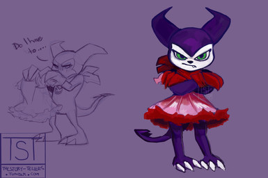 2015 annoyed anthro blush claws clothed clothing crossdressing digimon dress english_text gloves hi_res impmon male signature simple_background solo text thestory-tellers toony
Rating: Safe
Score: 1
User: meowmcmeow
Date: October 14, 2017 2015 annoyed anthro blush claws clothed clothing crossdressing digimon dress english_text gloves hi_res impmon male signature simple_background solo text thestory-tellers toony
Rating: Safe
Score: 1
User: meowmcmeow
Date: October 14, 2017