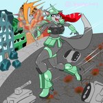 Rating: s
ID: 5274552
Date: 2024-12-29 18:02:04 -0500
Status: active
Score: 2
anthro armor attack axe battle breasts canid canine canis cleavage clothed clothing cosplay destroyed_city destroyed_vehicle destroying destruction female fingerless_gloves footwear fur gloves grey_body grey_fur gundam hair handwear headgear helmet high_heels lyonley machine macro mammal mecha_musume melee_weapon mobile_suit_gundam open_mouth partially_clothed purple_eyes red_hair shoes sinister_smile solo tank_(vehicle) unconvincing_armor vehicle weapon wolf zaku_ii post #5274552