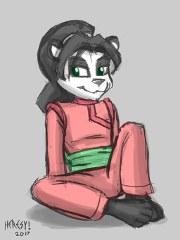 2017 anthro bear black_fur black_hair clothing cub female flat_chested fur green_eyes hair heresy_(artist) li_li_stormstout mammal multicolored_fur panda pandaren sitting two_tone_fur video_games warcraft white_fur young
Rating: Safe
Score: 2
User: HeresyArt
Date: June 24, 2017 2017 anthro bear black_fur black_hair clothing cub female flat_chested fur green_eyes hair heresy_(artist) li_li_stormstout mammal multicolored_fur panda pandaren sitting two_tone_fur video_games warcraft white_fur young
Rating: Safe
Score: 2
User: HeresyArt
Date: June 24, 2017