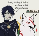 Rating: s
ID: 5374229
Date: 2025-02-15 03:36:52 -0500
Status: active
Score: 199
2025 amaterasu_(okami) ambiguous_feral ambiguous_gender bayonetta bayonetta_(character) black_clothing black_eyes black_hair black_nose black_topwear blue_eyes canid canine canis capcom clothed clothing colored deity dialogue digital_media_(artwork) duo ear_piercing english_text eye_markings eyewear facial_markings fangs female female_human feral fire flat_colors forehead_markings front_view fully_clothed fur gameplay_mechanics glasses hair head_markings hi_res human hvitur i_think_we're_gonna_have_to_kill_this_guy jewelry light_body light_skin mammal markings meme monotone_hair multicolored_body multicolored_fur necklace okami_(capcom) open_mouth pendant piercing platinumgames red_body red_fur red_markings short_hair simple_background tan_background teeth text topwear two_tone_body two_tone_fur white_body white_ears white_fur wolf post #5374229