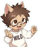 Rating: s
ID: 4609294
Date: 2024-02-19 10:03:24 -0500
Status: active
Score: 88
anthro blush brown_hair child clothed clothing countershading domestic_cat eyewear fangs felid feline felis felis_catus fur glasses hair looking_up male mammal manmosu_marimo portrait shirt shota_feline_(marimo) simple_background smile solo tan_body tan_fur teeth topwear white_background young young_anthro young_male post #4609294