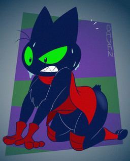 Rating: s
ID: 5607315
Date: 2025-05-29 16:33:03 -0400
Status: active
Score: 8
abstract_background all_fours alternate_version_at_paywall anthro arched_back black_body black_fur bodily_fluids butt cape cartoon_network chest_tuft clothing digital_drawing_(artwork) digital_media_(artwork) domestic_cat felid feline felis fur gavanzude glistening glistening_butt gloves green_eyes handwear hi_res knee_guards male mammal mao_mao:_heroes_of_pure_heart sash sheriff_mao_mao_mao signature solo stressed sweat tuft uniform post #5607315