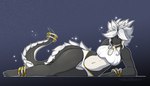 Rating: s
ID: 4020261
Date: 2023-04-28 17:43:13 -0400
Status: active
Score: 46
anthro belly black_body bracelet breasts cieran clothed clothing deity dragon eastern_dragon eye_through_hair female fur hair hi_res jewelry lying mythological_creature mythological_scalie mythology novah_ikaro on_side propped_up ring scalie shaded solo sparkles tail translucent translucent_hair white_belly white_body white_fur white_hair wingless_dragon post #4020261