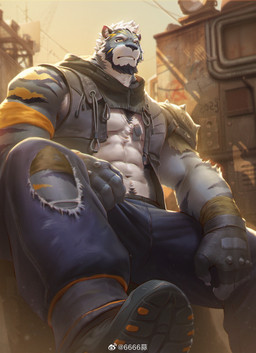 Rating: s
ID: 4314172
Date: 2023-09-25 21:54:49 -0400
Status: active
Score: 32
2023 6suan abs anthro armband beard biceps blue_body blue_bottomwear blue_clothing blue_fur blue_hair blue_pants blue_stripes boots bottomwear building claws clothing deltoids dog_tags facial_hair felid finger_claws fingerless_gloves footwear fur gloves graffiti hair handwear hi_res hole_in_pants hood light male mammal mature_male multicolored_body multicolored_fur muscular muscular_male navel outside paint pantherine pants pecs pipe power_lines shoes shoulder_pads solo spray_paint striped_body striped_fur stripes sunlight tiger topwear torn_bottomwear torn_clothing torn_pants two_tone_body two_tone_fur two_tone_stripes vest weibo weibo_logo white_body white_fur white_hair wraps wrist_wraps yellow_eyes yellow_stripes post #4314172