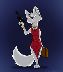 anthro arctic_fox blue_eyes bracelet briefcase canine clothing disney dress female fox fur gun handgun jewelry jman0525 mammal necklace pistol ranged_weapon scope silencer skye_(zootopia) solo weapon white_fur zootopia
Rating: Safe
Score: 5
User: Occam
Date: October 22, 2017 anthro arctic_fox blue_eyes bracelet briefcase canine clothing disney dress female fox fur gun handgun jewelry jman0525 mammal necklace pistol ranged_weapon scope silencer skye_(zootopia) solo weapon white_fur zootopia
Rating: Safe
Score: 5
User: Occam
Date: October 22, 2017