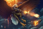 Rating: s
ID: 4226016
Date: 2023-08-10 23:50:40 -0400
Status: active
Score: 22
2023 3:2 accipitrid accipitriform aircraft airship alcander anthro anti-materiel_rifle armor athletic avian avian_feet bald_eagle battle beak bird black_claws body_armor brown_body brown_feathers cereus93 claws eagle explosion feathered_wings feathers feet fire flying gun gunshot hi_res male military military_clothing military_pants open_beak open_mouth ranged_weapon rifle scales sea_eagle ship shooting solo storm storm_clouds story story_in_description tail tail_feathers talon_hands talons toes vehicle warship watercraft weapon white_body white_feathers wings yellow_beak yellow_body yellow_eyes yellow_scales post #4226016