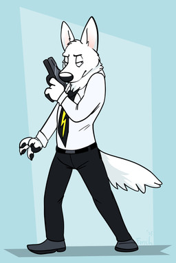 Rating: s
ID: 5682913
Date: 2025-07-02 22:02:31 -0400
Status: active
Score: 3
2025 anthro belt bolt_(bolt) bolt_(film) bottomwear canid canine canis clothing digital_drawing_(artwork) digital_media_(artwork) disney domestic_dog footwear fur gun hi_res holding_object holding_weapon lightning_bolt male mammal necktie pants ranged_weapon shirt shoes simple_background solo tail topwear verquilion weapon white_body white_fur post #5682913