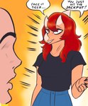 Rating: s
ID: 4408954
Date: 2023-11-11 20:38:18 -0500
Status: active
Score: 15
3_horns 5_fingers anon_(snoot_game) anthro background_character bald black_clothing black_shirt black_topwear bottomwear breasts cavemanon_studios ceratopsian claws clothing colored comic_panel deadassspider dialogue dinosaur duo english_text eyelashes female finger_claws fingers freckles goodbye_volcano_high hair head_spikes hi_res horn human looking_at_another male mammal marvel mary_jane_watson meme multi_horn ornithischian pants prehistoric_species red_eyes red_hair reptile scalie shirt simple_background small_waist smile snoot_game snout speech_bubble spider-man_(series) spikes spikes_(anatomy) tan_body text third-party_edit topwear post #4408954