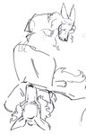 Rating: s
ID: 5286729
Date: 2025-01-04 15:54:18 -0500
Status: active
Score: 1
2024 3_toes anthro black_nose canid canine canis closed_frown clothed clothed_anthro clothed_male clothing digital_drawing_(artwork) digital_media_(artwork) feet flockdog fluffy fluffy_tail frown giacomo_luciano_tail hair handpaw high-angle_view italian_wolf male male_anthro mammal monk mouth_closed paws robe simple_background sketch_page solo tail toes tonsure wavy_hair whisker_spots wolf post #5286729