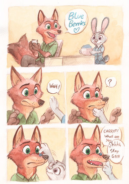 2016 anthro berry canine clothed clothing comic cute disney duo english_text female food fox fruit fur green_eyes grey_fur hi_res judy_hopps kit-ray-live lagomorph long_ears male mammal nick_wilde orange_fur purple_eyes rabbit smile text zootopia
Rating: Safe
Score: 7
User: slyroon
Date: June 28, 2017 2016 anthro berry canine clothed clothing comic cute disney duo english_text female food fox fruit fur green_eyes grey_fur hi_res judy_hopps kit-ray-live lagomorph long_ears male mammal nick_wilde orange_fur purple_eyes rabbit smile text zootopia
Rating: Safe
Score: 7
User: slyroon
Date: June 28, 2017