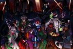 Rating: s
ID: 4046598
Date: 2023-05-11 18:34:10 -0400
Status: active
Score: 8
anthro armor bane_(dc) batman_(series) canid canine catwoman clothed clothing crocodile crocodilian dc_comics djdarkfox felid feline female gotham_city group hi_res killer_croc male mammal mr._freeze necktie poison_ivy_(dc_comics) reptile scalie scarecrow_(dc) sliv'oth suit the_joker the_riddler thrasian two-face wuffamute post #4046598
