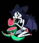 Rating: s
ID: 5606445
Date: 2025-05-29 07:36:10 -0400
Status: active
Score: 3
adventure_time animal_humanoid bat bat_humanoid bat_wings bite_mark black_hair bottomwear breasts cartoon_network cleavage clothed clothing crop_top demon demon_humanoid discount-supervillain dot_eyes eating eating_food eyebrows fangs female food footwear fruit grey_body grey_skin hair hi_res humanoid kneeling mammal mammal_humanoid marceline_abadeer melon membrane_(anatomy) membranous_wings navel plant pointy_ears ponytail puffed_cheeks sandals shirt shoes shorts simple_eyes solo tank_top teeth toony topwear vampire_bat_humanoid watermelon wings post #5606445