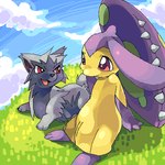 Rating: s
ID: 4647159
Date: 2024-03-09 14:11:20 -0500
Status: active
Score: 14
1:1 2008 3_toes ambiguous_gender black_nose blue_sky cheek_tuft cloud digital_media_(artwork) duo facial_tuft fangs feet generation_3_pokemon grass green_markings head_tuft kemono looking_at_another low_res lying markings mawile multicolored_body nintendo on_front open_mouth open_smile paws pink_inner_ear plant pokemon pokemon_(species) poochyena purple_body red_eyes shaded sitting sky smile snout suppainu teeth three-quarter_view toes tuft two_tone_body yellow_body post #4647159